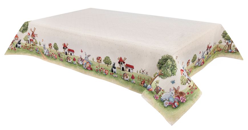 Tapestry tablecloth RUNNER1179, 137х180, Rectangular, Easter, Without lurex, 75% polyester, 22% cotton, 3% acrylic