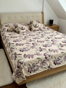 Velvet bedspread PINK + 2 pillowcases (200x240 + 2 * 45x45), 200x240, Rectangular, Everyday, Without lurex, 100% polyester