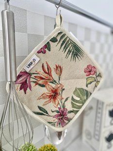Tapestry kitchen potholder MARTE048-PK20, 20x20, Square, Everyday, Without lurex, 75% polyester, 22% cotton, 3% acrylic, Tapestry