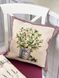Single-sided tapestry cushion cover KISS164B, 45x45, Square, Casual, Without lurex, 75% polyester, 22% cotton, 3% acrylic, Single-sided
