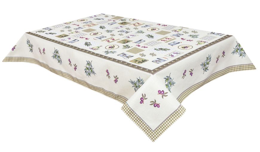 Tapestry tablecloth RUNNER284, 137х180, Rectangular, Casual, Without lurex, 75% polyester, 22% cotton, 3% acrylic