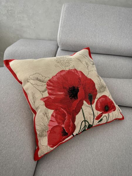 Single-sided tapestry cushion cover CAYETANA-NV