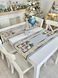Tapestry table runner RUNNER723C Christmas in Mountains, 37х100, 100, 37, Rectangular, New Year's, Golden lurex, 70% polyester, 23% cotton, 3% acrylic, 4% metal fibre, Tapestry