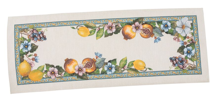 Tapestry table runner RUNNER LIMA022, 37х100, Rectangular, Everyday, Without lurex, 75% polyester, 22% cotton, 3% acrylic