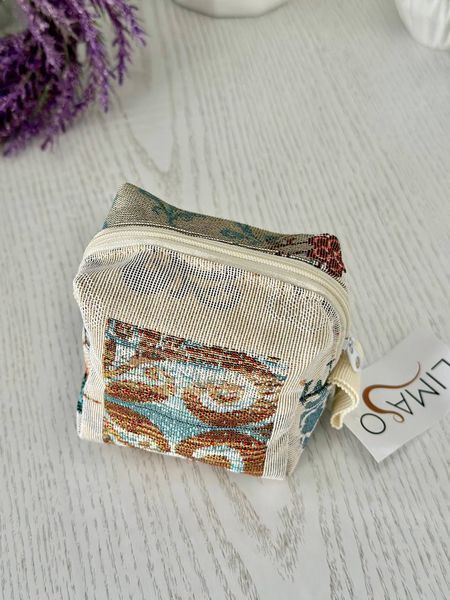 Cosmetic bag TRAVEL BAG 2 EDEN468, 10x6x8, Rectangular, Everyday, Without lurex, 75% polyester, 22% cotton, 3% acrylic
