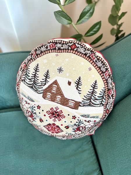 Jednostronna poduszka gobelinowa HUTSUL-NV45D-F