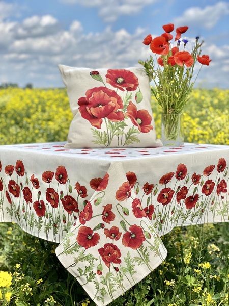 Tapestry tablecloth RUNNER759, 137х240, Rectangular, Everyday, Without lurex, 75% polyester, 22% cotton, 3% acrylic