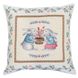 Single-sided tapestry cushion cover KISS650, 45x45, Square, Easter, Without lurex, 75% polyester, 22% cotton, 3% acrylic, Single-sided