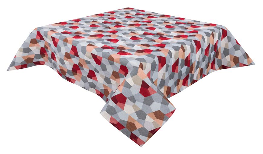 Tapestry tablecloth GEO167, 137х300, Rectangular, Everyday, Without lurex, 75% polyester, 22% cotton, 3% acrylic