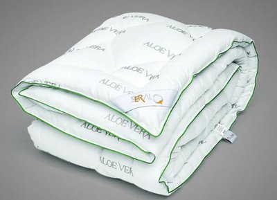 Blanket Aloe Vera (195х215), 195x215, Rectangular, All-season, 100% microfibre, 100% microgel