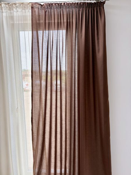 Готова штора Limaso NEUTEX FORSA 140&times;270 см на тасьмі під гачки NEUTEX FORSA 883-270 фото