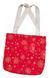 Tapestry shopping bag ADHARA-SM36, 36х36, 36, 36, Square, New Year's, Golden lurex, 60% polyester, 40% cotton, Tapestry