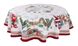 Tapestry tablecloth FROSTY-160D, Ø160, Round, New Year's, Silver lurex, 60% polyester, 40% cotton