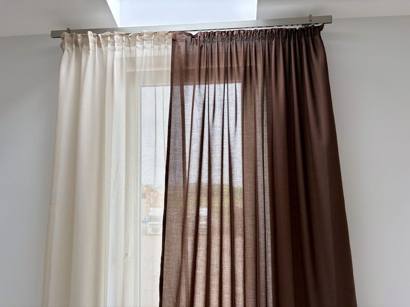 Готова штора Limaso NEUTEX FORSA 140&times;270 см на тасьмі під гачки NEUTEX FORSA 883-270 фото