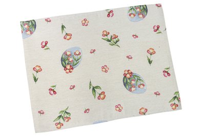 Tapestry placemat EDEN655, 34x44, Rectangular, Easter, Without lurex, 75% polyester, 22% cotton, 3% acrylic