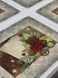 Tapestry placemat RUNNER334G "Holiday Postcard", 37x49, Rectangular, New Year's, Golden lurex, 75% polyester, 22% cotton, 3% acrylic