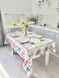 Tablecloth with water-repellent coating MANTEL BOTANIA, 145x145, Square, Flower, With water-repellent coating, 75% cotton, 25% polyester, Water repellent