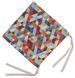 Tapestry chair cushion GEO223, 40х40, 40, 40, Square, Everyday, Without lurex, 75% polyester, 22% cotton, 3% acrylic, foam rubber, Tapestry