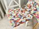 Tapestry chair cushion GEO223, 40х40, 40, 40, Square, Everyday, Without lurex, 75% polyester, 22% cotton, 3% acrylic, foam rubber, Tapestry
