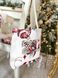Tapestry shopping bag ALLOVER34278-SM36, 36х36, 36, 36, Square, New Year's, With microfibre + gold lurex, 74% polyester, 23% cotton, 3% acrylic, Tapestry