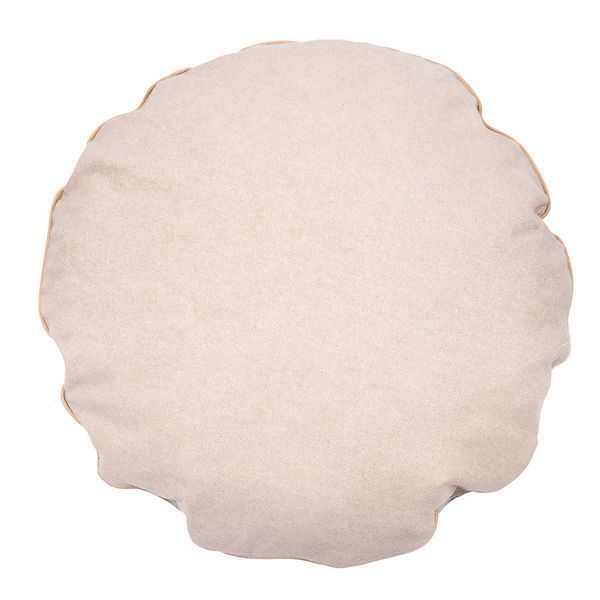 One-sided cushion (satin bump) KISS723-NV45D, 45, 45, Round, New Year's, Golden lurex, 70% polyester, 23% cotton, 3% acrylic, 4% metal fibre, Single-sided, Tapestry