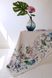 Tablecloth with water-repellent coating MANTEL LICHI, 150x150, Square, Flower, With water-repellent coating, 75% cotton, 25% polyester, Water repellent