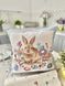 Single-sided tapestry cushion cover KISS651, 45x45, Square, Easter, Without lurex, 75% polyester, 22% cotton, 3% acrylic, Single-sided