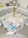 Tablecloth with water-repellent coating MANTEL LICHI, 150x150, Square, Flower, With water-repellent coating, 75% cotton, 25% polyester, Water repellent