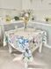 Tablecloth with water-repellent coating MANTEL LICHI, 150x150, Square, Flower, With water-repellent coating, 75% cotton, 25% polyester, Water repellent