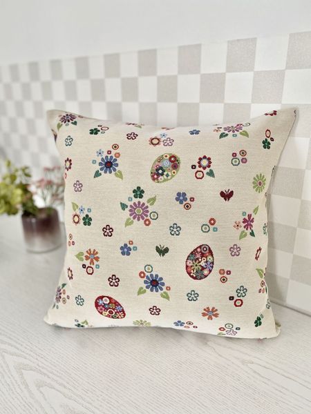 Single-sided tapestry cushion cover EDEN274B-NV1