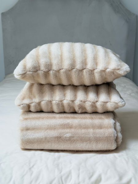 Покривало FLUFFY IVORY 7-PK (180х200), 100% polyester, Faux fur