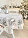 Tapestry tablecloth WINTER, Ø160, Round, New Year's, Without lurex, with microfibre, 80% polyester, 15% cotton, 5% acrylic