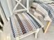Tapestry chair cushion ZOOM004, 40х40, 40, 40, Square, Geometry, Without lurex, 75% polyester, 22% cotton, 3% acrylic, foam rubber, Tapestry