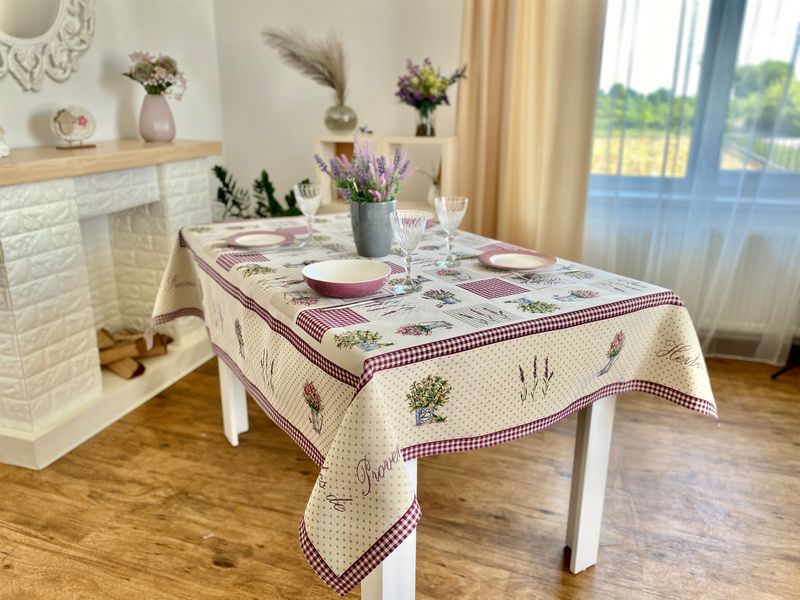 Tapestry tablecloth RUNNER164, 137х180, Rectangular, Casual, Without lurex, 75% polyester, 22% cotton, 3% acrylic