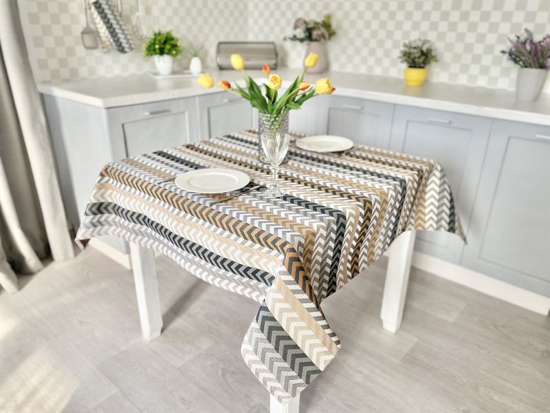 Tapestry tablecloth ZOOM004, 137х240, Rectangular, Everyday, Without lurex, 75% polyester, 22% cotton, 3% acrylic