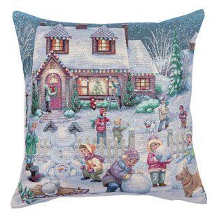 Single-sided tapestry cushion cover KISS1111