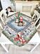 Tapestry tablecloth WINDOW, 97х100, Square, New Year's, Without lurex, with microfibre, 80% polyester, 15% cotton, 5% acrylic