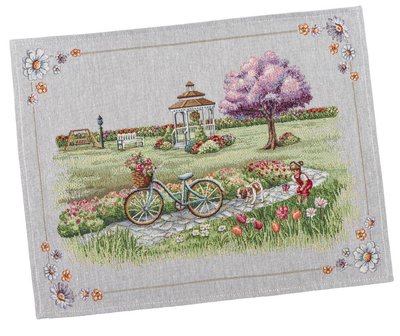 Tapestry placemat RUNNER1178, 37x49, Rectangular, Casual, Without lurex, 75% polyester, 22% cotton, 3% acrylic