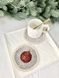 Tapestry placemat with lace ROUND903M-10D Magic Ribbon