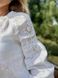 Damska haftowana koszula w kolorze białym SVZH2, 2XL, 100% linen, Women