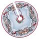 Tapestry Christmas tree skirt ZERMAT, Ø90, Round, New Year's, Silver lurex, 75% polyester, 22% cotton, 3% acrylic