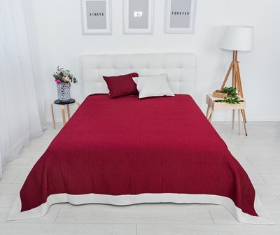 Bedspread and two pillowcases NIKKO001/040BR/M, 160x220, Rectangular, Everyday, Without lurex, 100% polyester, Double-sided