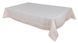 Linen tablecloth SKLB23, 140x140, Square, Monochrome, Embroidery, 100% linen
