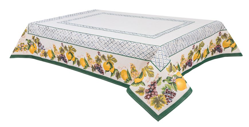 Tapestry tablecloth LIMA044VE, 137х180, Rectangular, Everyday, Without lurex, 75% polyester, 22% cotton, 3% acrylic