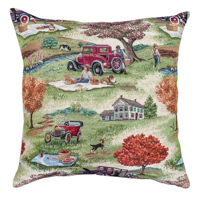 Single-sided tapestry cushion cover EDEN1183-NV1