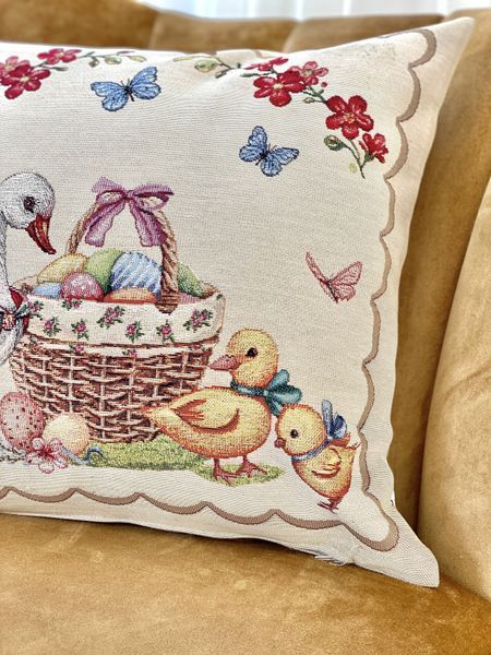 Single-sided tapestry cushion cover SANDERS B-NV