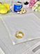 Embroidered placemat YELLOW EGGS, Square, Easter, Embroidery, 100% linen