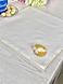 Embroidered placemat YELLOW EGGS, Square, Easter, Embroidery, 100% linen
