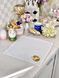 Embroidered placemat YELLOW EGGS, Square, Easter, Embroidery, 100% linen