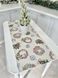 Tapestry table runner CORONA, 37х100, 100, 37, Rectangular, New Year's, Silver lurex, 75% polyester, 22% cotton, 3% acrylic, Tapestry